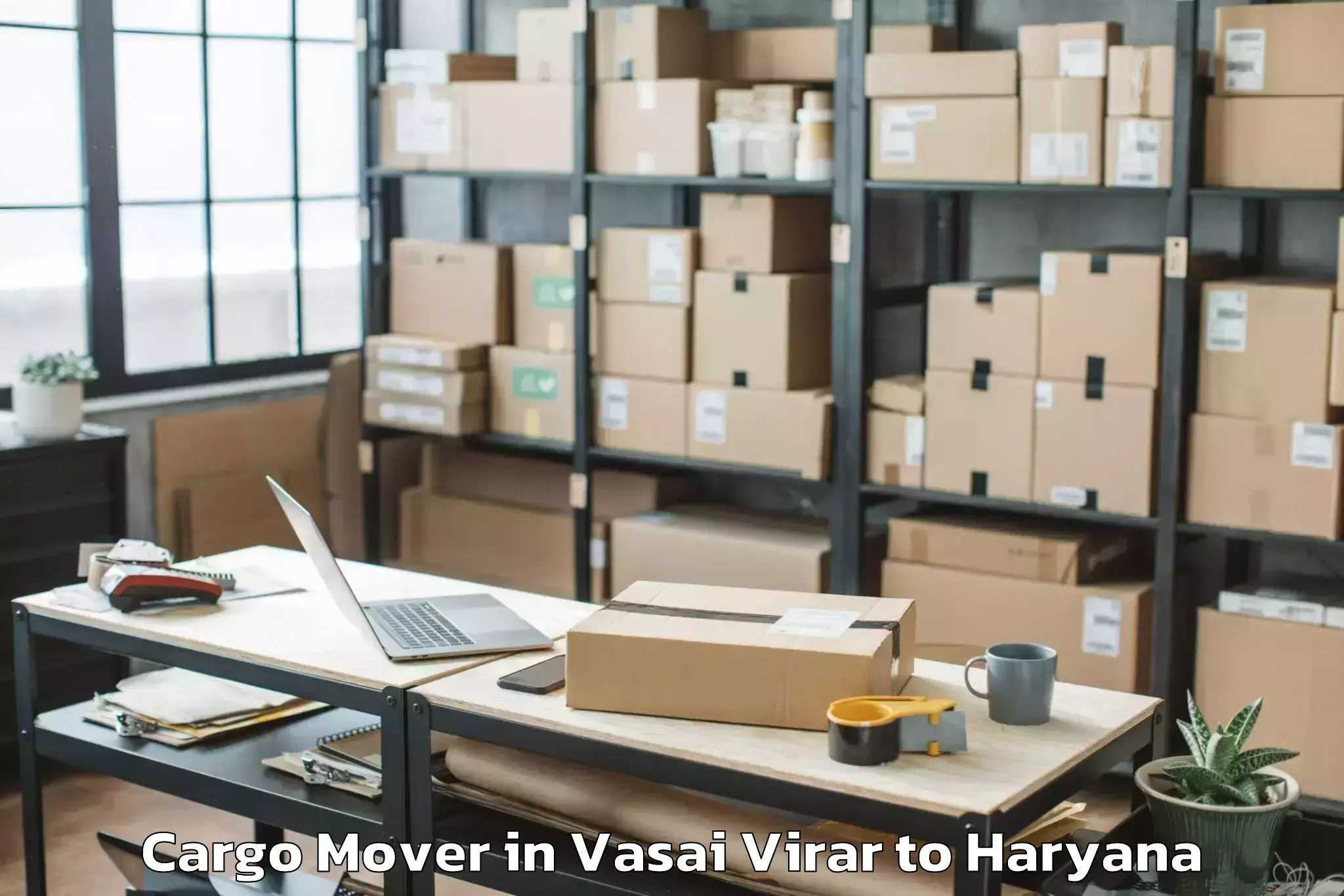 Book Vasai Virar to Abhilashi University Faridabad Cargo Mover Online